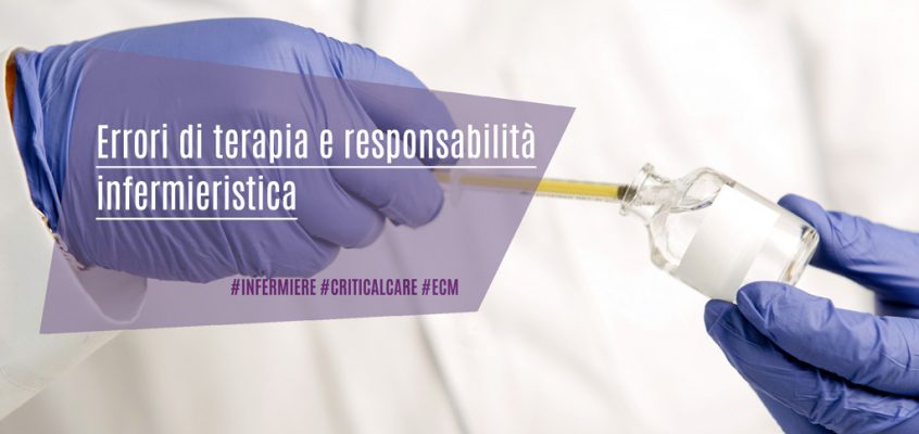 Errori di terapia e responsabilità infermieristica